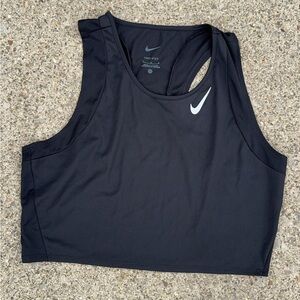 Nike Black Cropped Tank
